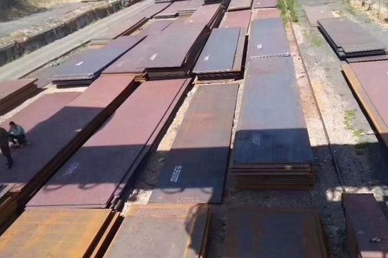 Πιάτο 0.9mm χάλυβα κρατών μελών St37 St52 επιφάνεια επεξεργασίας σκουριάς Q235