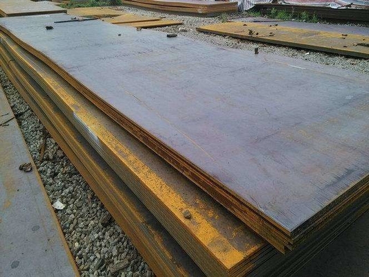 astm πιάτο a588 1055 χάλυβα κρατών μελών A36 S355 καυτό ελασματοποιημένο εν ψυχρώ φύλλο χάλυβα άνθρακα
