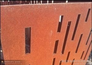 Αντιδιαβρωτικό προσαρμοσμένο μέγεθος μετάλλων φύλλων χάλυβα Corten για το τοπίο