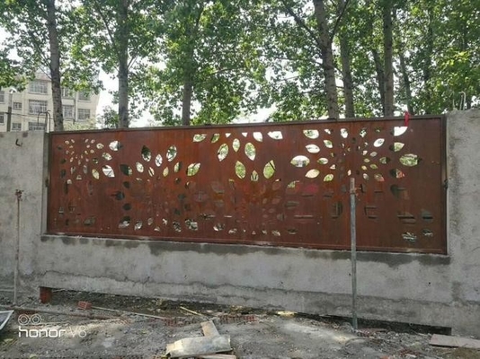 Καιρός πιάτων χάλυβα Corten A588 ανθεκτικός για τον τοίχο χάλυβα κήπων