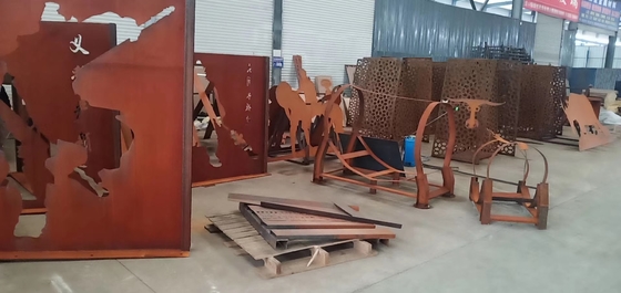 Υπαίθρια φύλλα μετάλλων SPA-χ ανθεκτικά Corten με το σκουριασμένο τέρμα