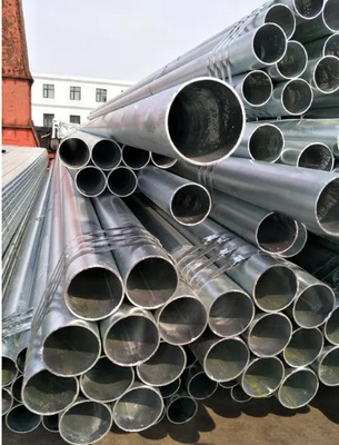 Dx51d σωλήνας Astm A53 χάλυβα ΓΠ 5 ίντσας ορθογώνιος προ γαλβανισμένος σωλήνας χάλυβα 12 FT