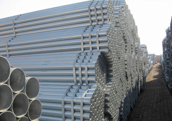 Dx51d σωλήνας Astm A53 χάλυβα ΓΠ 5 ίντσας ορθογώνιος προ γαλβανισμένος σωλήνας χάλυβα 12 FT