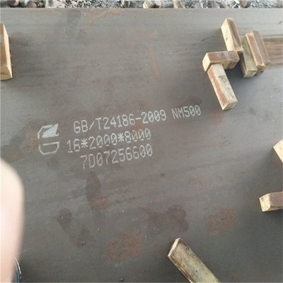 Ανθεκτικό πιάτο 8mm φύλλο χάλυβα NM500 NM400 NM450 χάλυβα γδαρσίματος